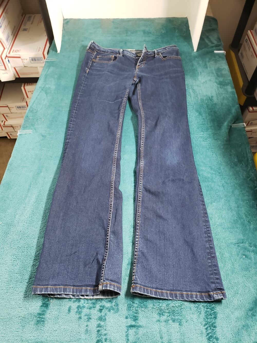 Banana Republic Jeans Size 2 Women Blue Pants Stretch Denim Mid Rise Bootcut